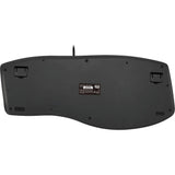 Adesso TruForm Ergonomic Desktop Keyboard - Cable Connectivity - USB Interface - 104 Key Home, Back, Forward, Search, Email, Sleep, Wake-up, Power, Media Player, Calculator, Play/Pause, ... Hot Key(s)...  - AKB-160UB