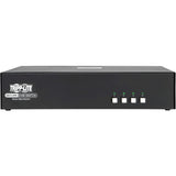 Tripp Lite Secure KVM Switch 4-Port Dual Monitor HDMI / DP NIAP PP3.0 w/CAC - 4 Computer(s) - 1 Local User(s) - 3840 x 2160 - 11 x USB - 2 x HDMI - 8 x DisplayPort - TAA Compliant - B002-HD2AC4