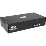Tripp Lite Secure KVM Switch 4-Port Dual Monitor HDMI / DP NIAP PP3.0 w/CAC - 4 Computer(s) - 1 Local User(s) - 3840 x 2160 - 11 x USB - 2 x HDMI - 8 x DisplayPort - TAA Compliant - B002-HD2AC4