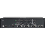 Tripp Lite Secure KVM Switch 4-Port Dual Monitor HDMI / DP NIAP PP3.0 w/CAC - 4 Computer(s) - 1 Local User(s) - 3840 x 2160 - 11 x USB - 2 x HDMI - 8 x DisplayPort - TAA Compliant - B002-HD2AC4