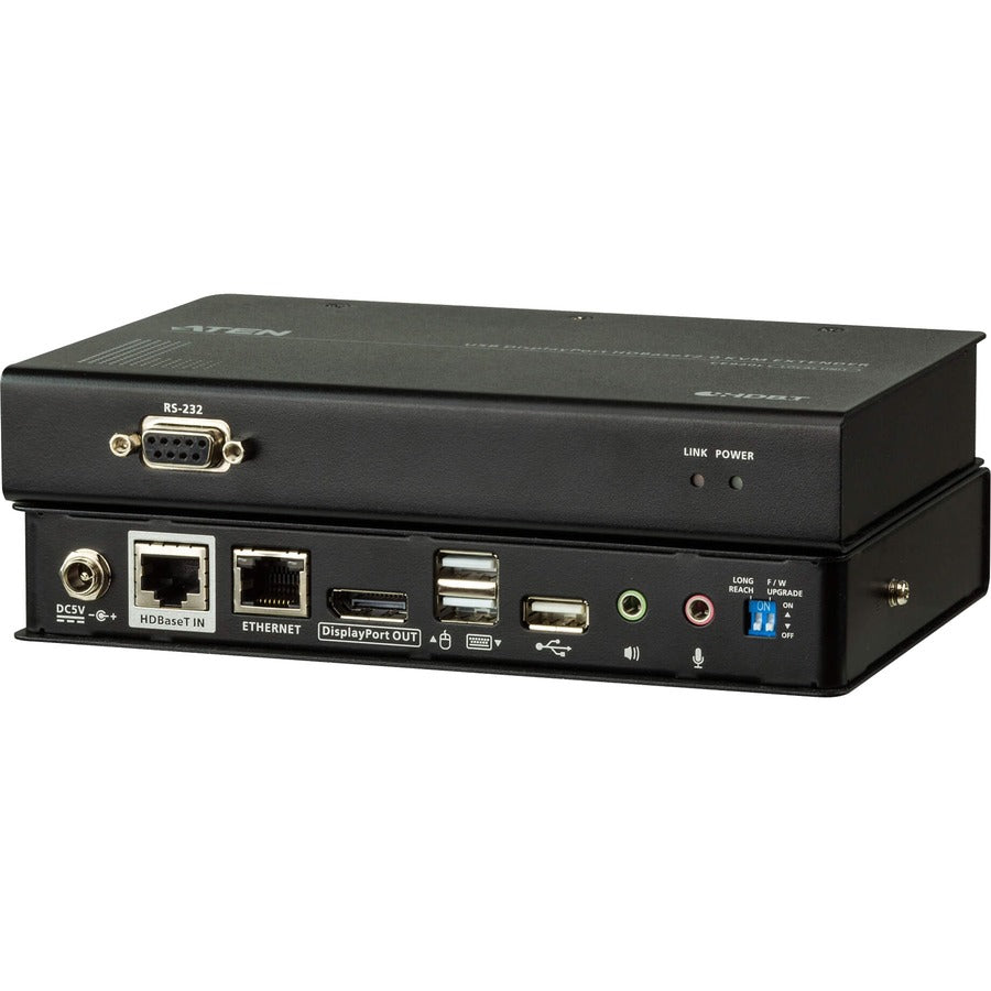VanCryst USB DisplayPort HDBaseT 2.0 KVM Extender (4K@100 m)-TAA Compliant - 1 Computer(s) - 1 Remote User(s) - 492.13 ft Range - 4K - 4096 x 2160 Maximum Video Resolution - 4 x Network (RJ-45) - 4 x ...  - CE920