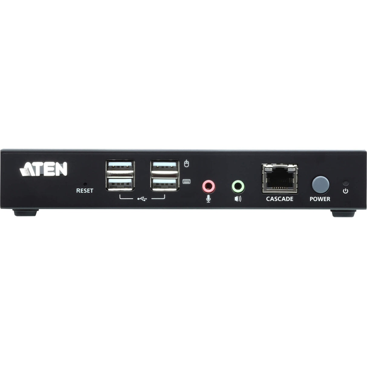 ATEN HDMI KVM over IP Console Station-TAA Compliant - 64 Computer(s) - 1 Remote User(s) - 1920 x 1200 Maximum Video Resolution - 2 x Network (RJ-45) - 4 x USB - 1 x HDMI - Rack-mountable, Desktop, Wal...  - KA8280