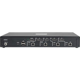 Tripp Lite Secure KVM Switch 4-Port DisplayPort +Audio NIAP PP3.0 Certified - 4 Computer(s) - 1 Local User(s) - 3840 x 2160 - 6 x USB - 2 - 5 x DisplayPort - TAA Compliant - B002-DP1A4