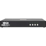 Tripp Lite Secure KVM Switch 4-Port HDMI / DP NIAP PP3.0 Certified w/ CAC - 4 Computer(s) - 1 Local User(s) - 3840 x 2160 - 11 x USB - 1 x HDMI - 4 x DisplayPort - TAA Compliant - B002-HD1AC4