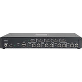 Tripp Lite Secure KVM Switch 4-Port HDMI / DP NIAP PP3.0 Certified w/ CAC - 4 Computer(s) - 1 Local User(s) - 3840 x 2160 - 11 x USB - 1 x HDMI - 4 x DisplayPort - TAA Compliant - B002-HD1AC4