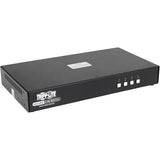 Tripp Lite Secure KVM Switch 4-Port HDMI / DP NIAP PP3.0 Certified w/ CAC - 4 Computer(s) - 1 Local User(s) - 3840 x 2160 - 11 x USB - 1 x HDMI - 4 x DisplayPort - TAA Compliant - B002-HD1AC4