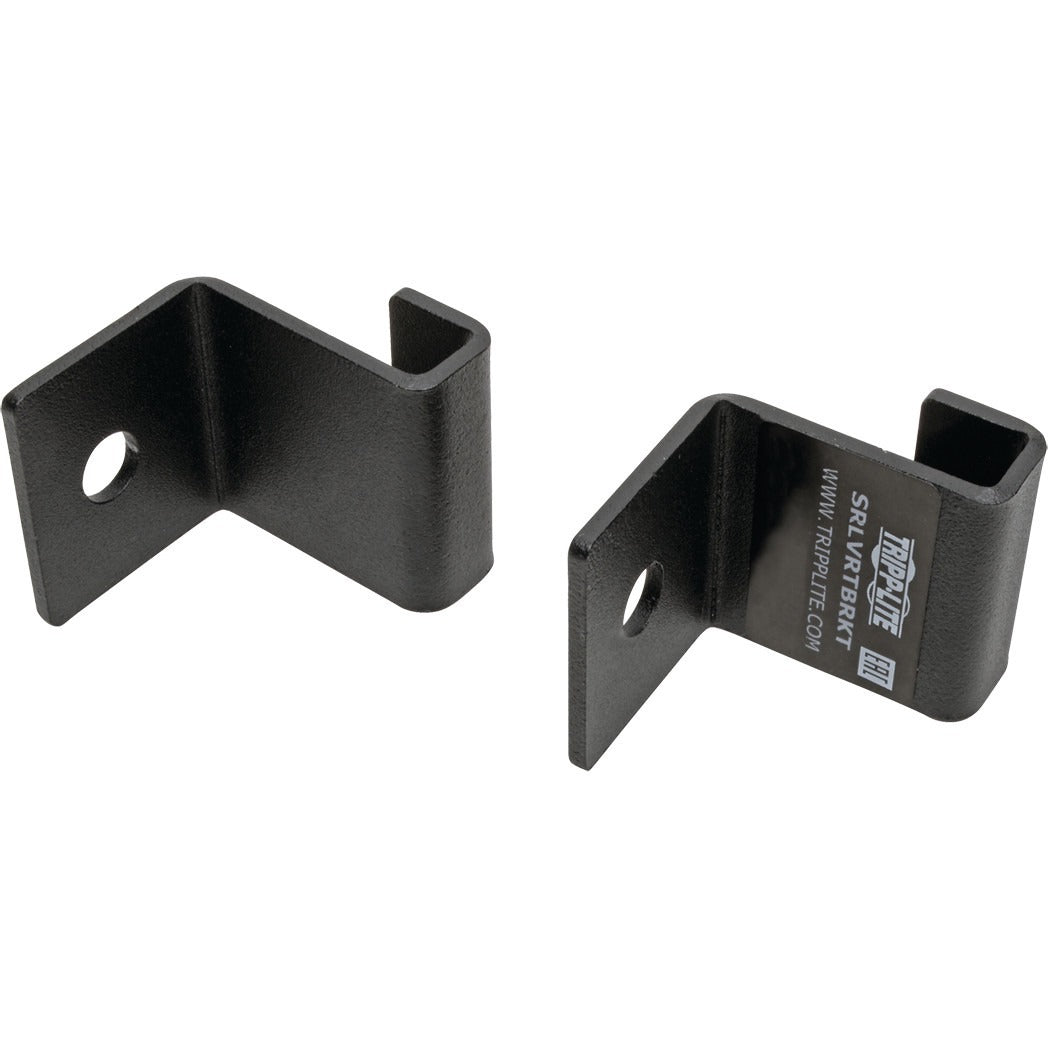 Tripp Lite Cable Runway Vertical Wall Brackets, Straight - Mounting Bracket for Cable Ladder - Black - SRLVRTBRKT