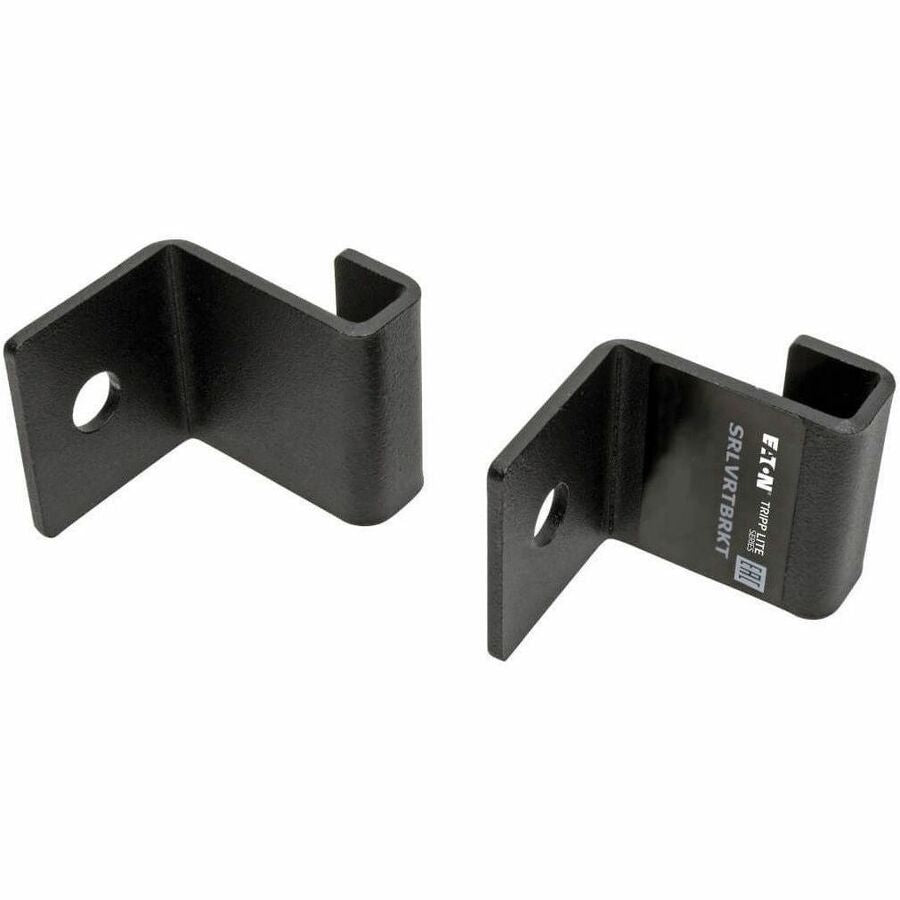 Tripp Lite Cable Runway Vertical Wall Brackets, Straight - Mounting Bracket for Cable Ladder - Black - SRLVRTBRKT