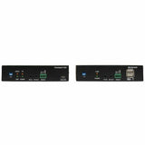 Tripp Lite HDMI Over Fiber Extender Kit 4K @ 60Hz IR USB Duplex MMF LC TAA - HDMI over Fiber Extender Kit - 4K @ 60 Hz, HDR, RS-232, IR, USB, Duplex Multimode LC, 985 ft., TAA - B127F-1A1-MM-HH