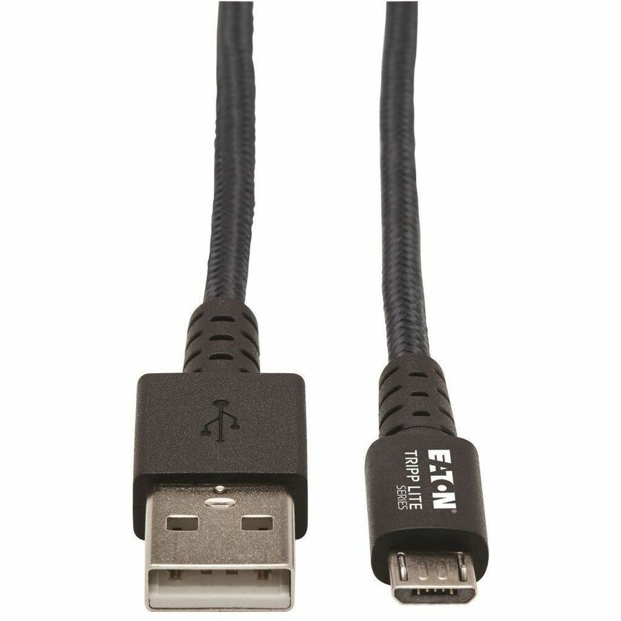 Tripp Lite Heavy Duty USB-A to USB Micro-B Charging Sync Cable Androids 3ft - 3 ft Micro-USB/USB Data Transfer Cable for Computer, Smartphone, Notebook, Wall Charger, Hard Drive, Flash Drive, Car Char...  - U050-003-GY-MAX