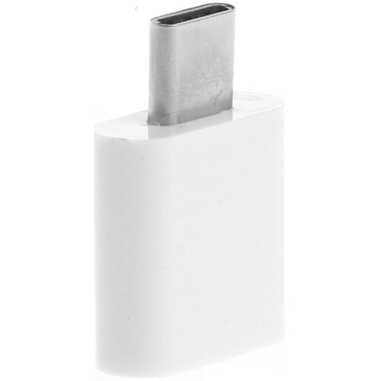 4XEM USB-C MALE TO 8 PIN FEMALE - 1 x USB Type C Male - 1 x 8-pin Lightning Proprietary Connector Female - White - 4XUSBCM8PINFW