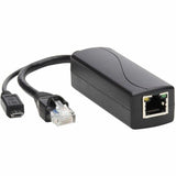 Tripp Lite PoE to USB Micro-B and RJ45 Active Splitter 48V to 5V 1A 100M - 328 ft Maximum Operating Distance - Network (RJ-45) - USB - NPOE-SPL-G-5VMU