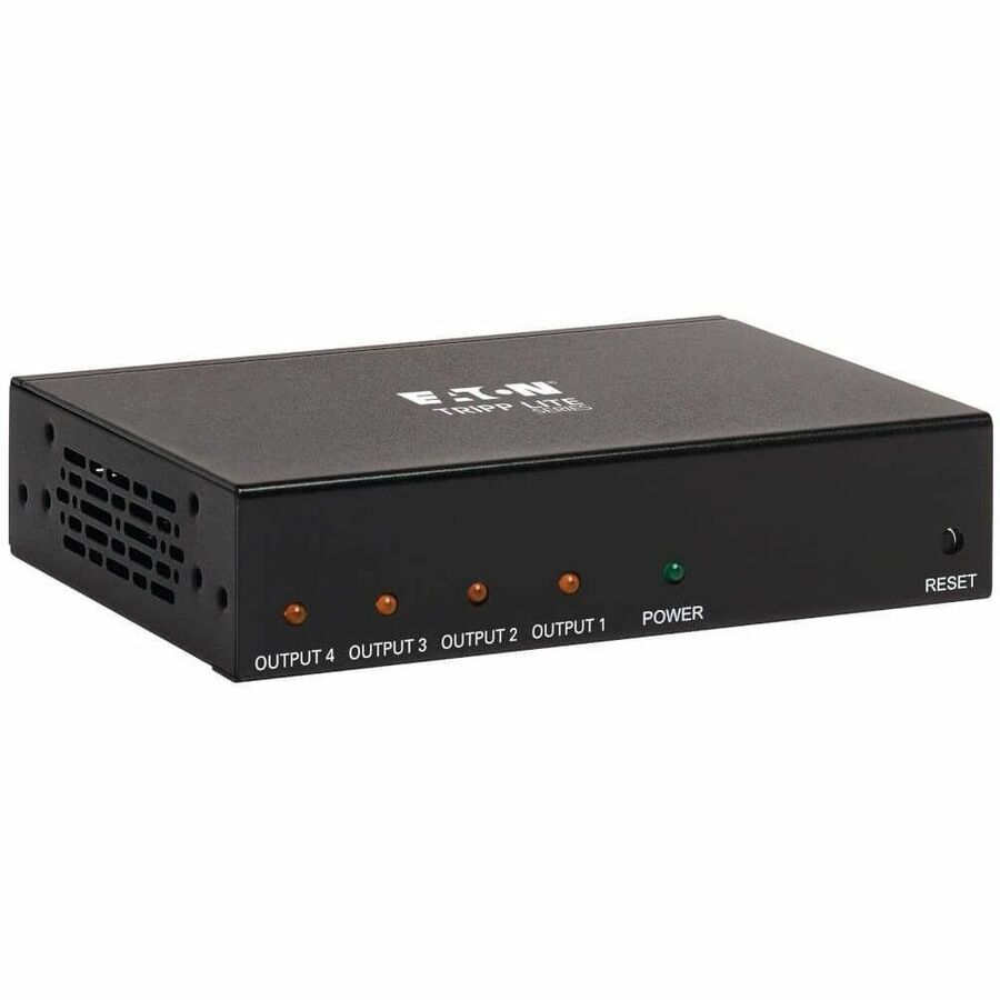 Tripp Lite HDMI Splitter 4-Port 4K @ 60Hz Multi-Resolution Support HDR TAA - 4096 x 2160 - 15 ft Maximum Operating Distance - HDMI In - HDMI Out - TAA Compliant - B118-004-HDR
