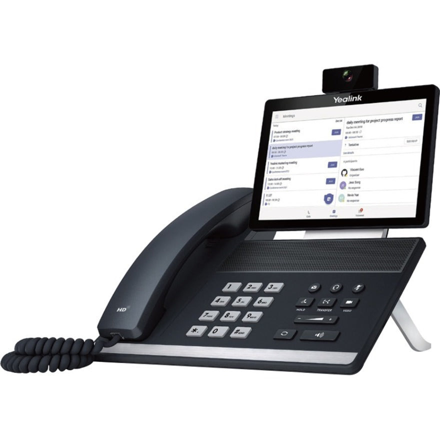 Yealink VP59 IP Phone - Corded/Cordless - Corded/Cordless - Wi-Fi, Bluetooth - Desktop - Classic Gray - VoIP - IEEE 802.11a/b/g/n/ac - 2 x Network (RJ-45) - PoE Ports - VP59-TEAMS