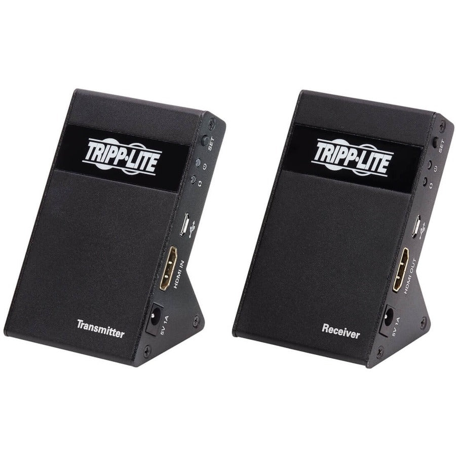 Tripp Lite Wireless HDMI Extender 4K @ 30Hz Zero Latency 7.1 Audio HDCP 2.2 - 1 Input Device - 1 Output Device - 98 ft Range - 2 x USB - 1 x HDMI In - 1 x HDMI Out - 4K - 3840 x 2160 - B127-1A1-WHD1