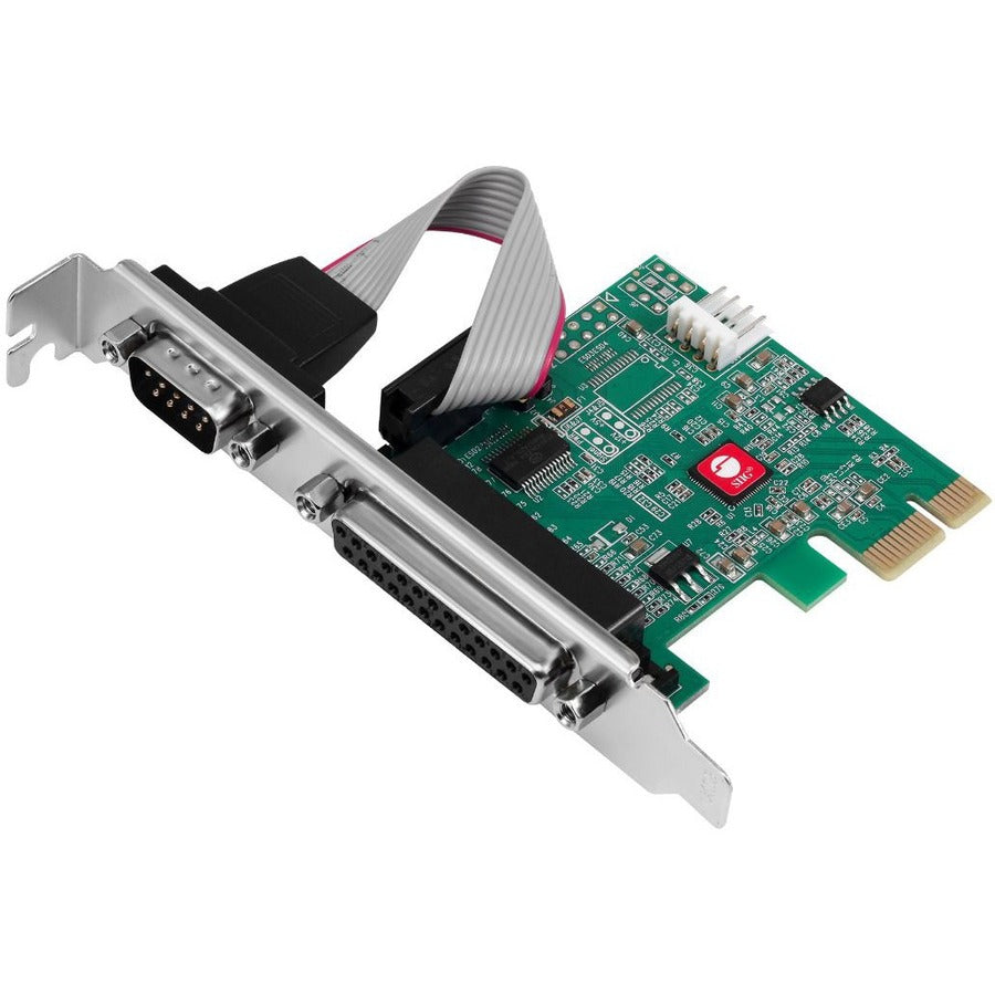 SIIG DP Cyber 1S1P PCIe Card - Full-height Plug-in Card - PCI Express 2.0 x1 - PC - 1 x Number of Parallel Ports External - 1 x Number of Serial Ports External - JJ-E20311-S1