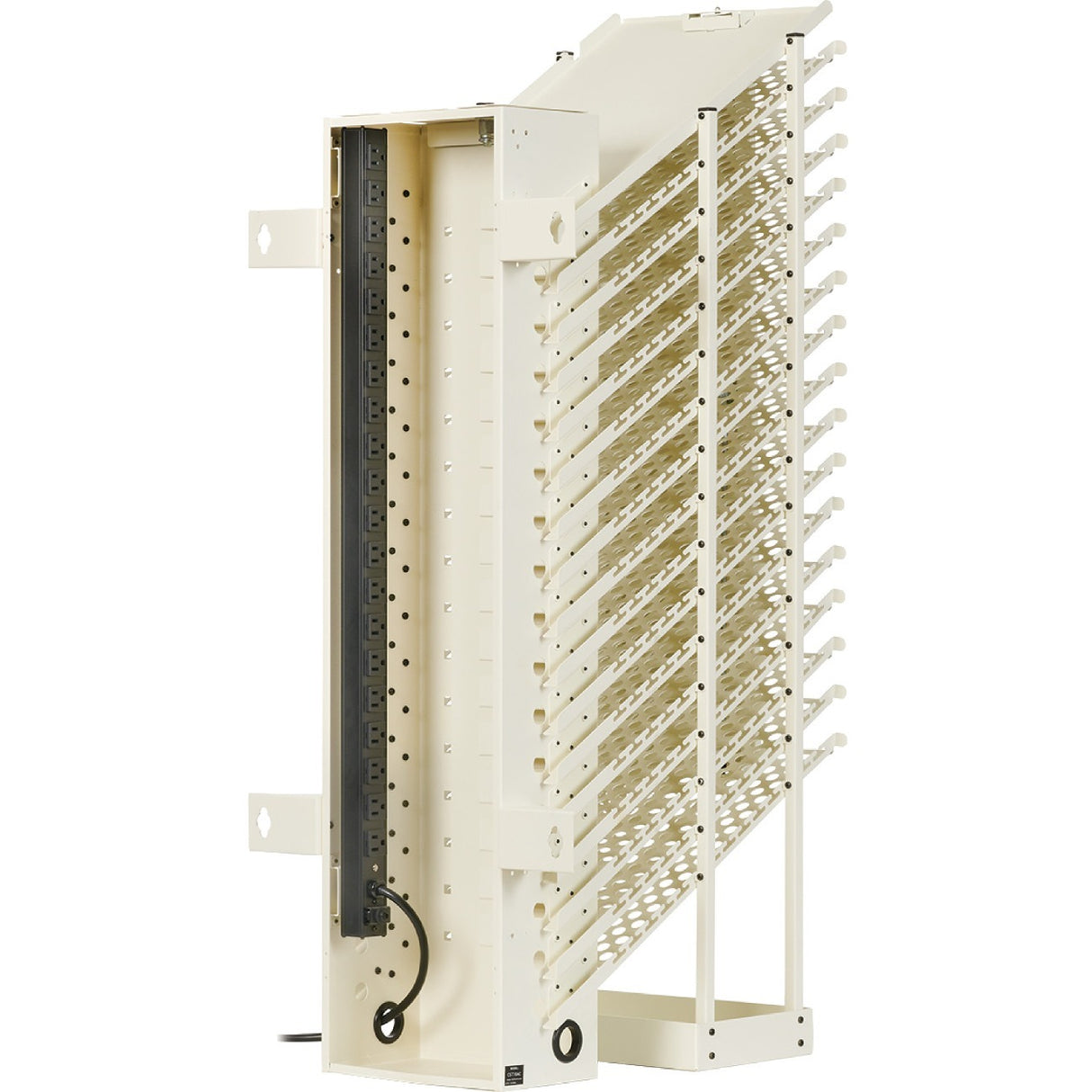 Tripp Lite AC Charging Station Tower 32-Device Open Frame Chromebooks White - Wired - Chromebook, iPad, Tablet PC, e-book Reader, Mobile Device - Charging Capability - White - CST32AC