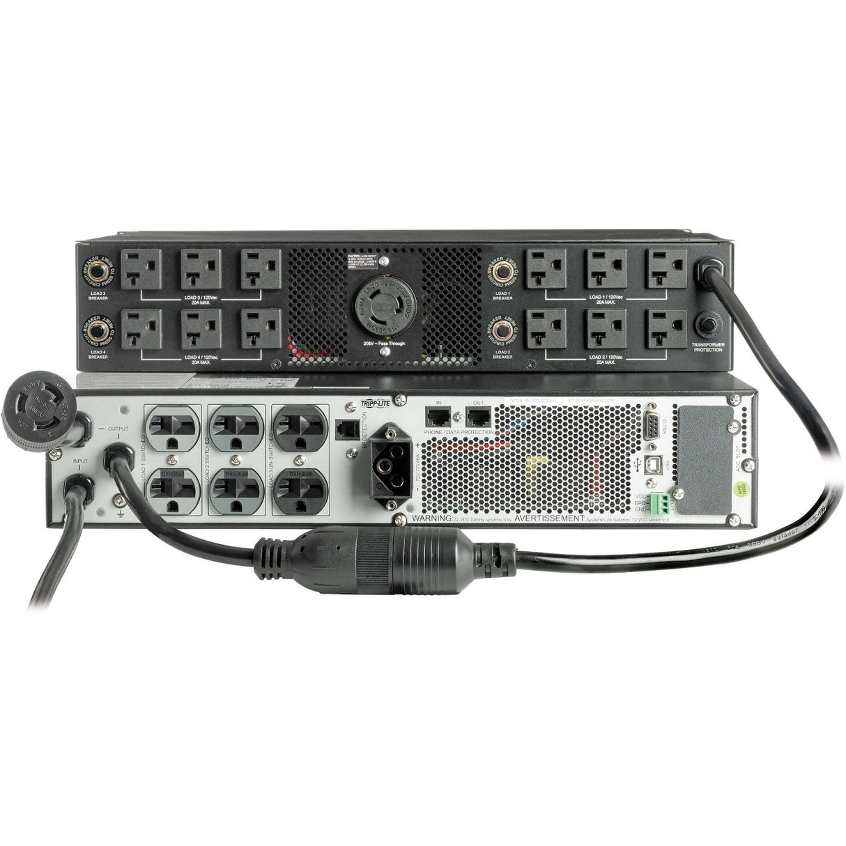 Tripp Lite Smart Online UPS 3000VA 2700W 208/120V Step-Down Transformer 4U - 4U Rack/Tower - 3 Hour Recharge - 5 Minute Stand-by - 230 V AC Input - 120 V AC, 208 V AC Output - 12 x NEMA 5-15/20R, 6 x ...  - SU3000LCD2UHVTF