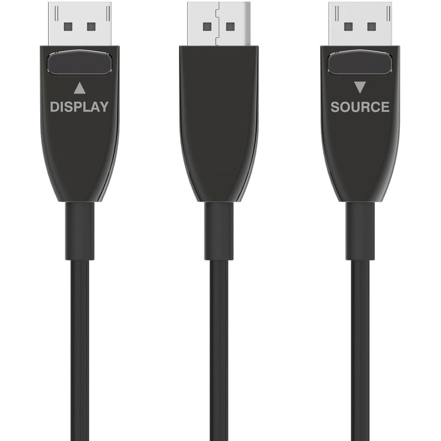 4XEM 10M 33FT Active Optical Fiber 1.4 DisplayPort Cable - 32.81 ft Fiber Optic A/V Cable for Audio/Video Device, Home Theater System, Digital Signage Player - First End: 1 x DisplayPort 1.4 Digital A...  - 4XFIBERDPAOC10M