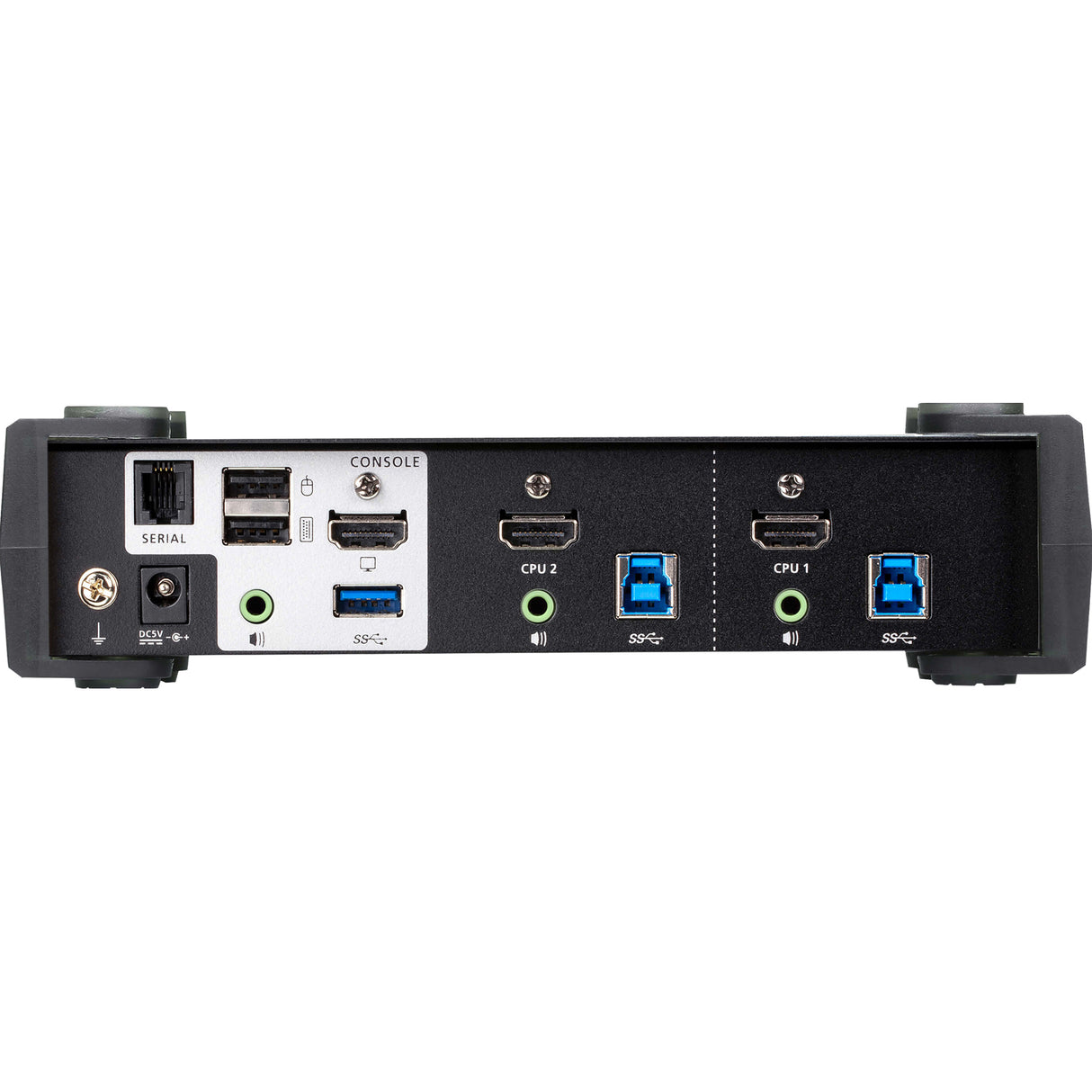 ATEN 2-Port USB 3.0 4K HDMI KVMP Switch - 2 Computer(s) - 1 Local User(s) - 4096 x 2160 - 6 x USB - 3 x HDMI - Desktop - CS1822