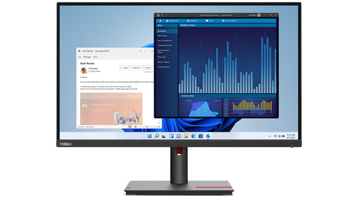 Lenovo ThinkVision T27p-30 68.6 cm (27") 3840 x 2160 pixels 4K Ultra HD LED Black
