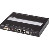 ATEN 1-Local/Remote Share Access Single Port DVI KVM over IP Switch - 1 Computer(s) - 1 Local User(s) - 1920 x 1200 Maximum Video Resolution - 2 x Network (RJ-45) - 1 x PS/2 Port - 4 x USB - 2 x DVI -...  - CN9600