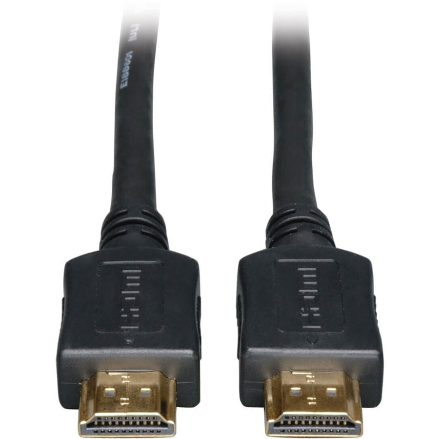 Tripp Lite HDMI Cable High-Speed with Ethernet 4K No Booster M/M Black 45ft - 45 ft HDMI A/V Cable for Audio/Video Device, HDTV, Monitor, Home Theater System, Chromebook, MacBook, Tablet, PC, Blu-ray ...  - P568-045-HD