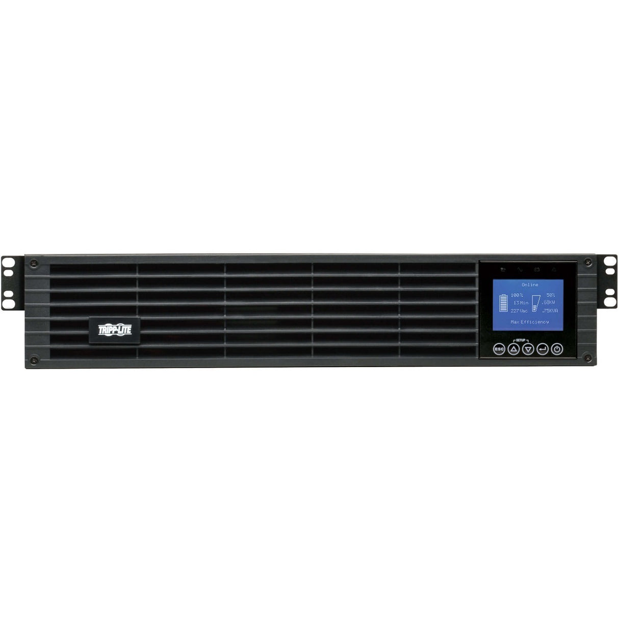 Tripp Lite UPS Smart Online 1000VA 900W 208/230V LCD USB DB9 WEBCARDLX 2URM - 2U Rack-mountable - 4.10 Hour Recharge - 4.70 Minute Stand-by - 230 V AC Input - 200 V AC, 208 V AC, 220 V AC, 230 V AC, 2...  - SUINT1000LCD2UN