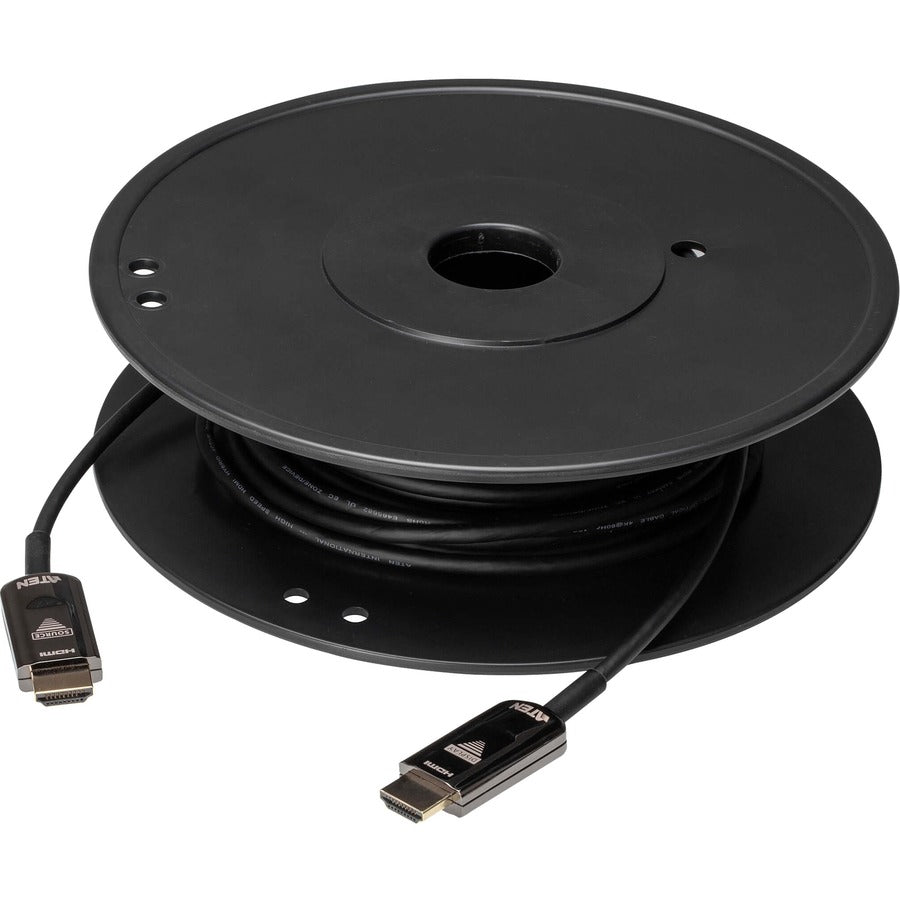 ATEN 10M True 4K HDMI 2.0 Active Optical Cable (True 4K@10m) - 32.81 ft Hybrid Fiber Optic A/V Cable for Audio/Video Device, Receiver, Switch, Digital Signage Player - First End: 1 x 19-pin HDMI 2.0 T...  - VE781010