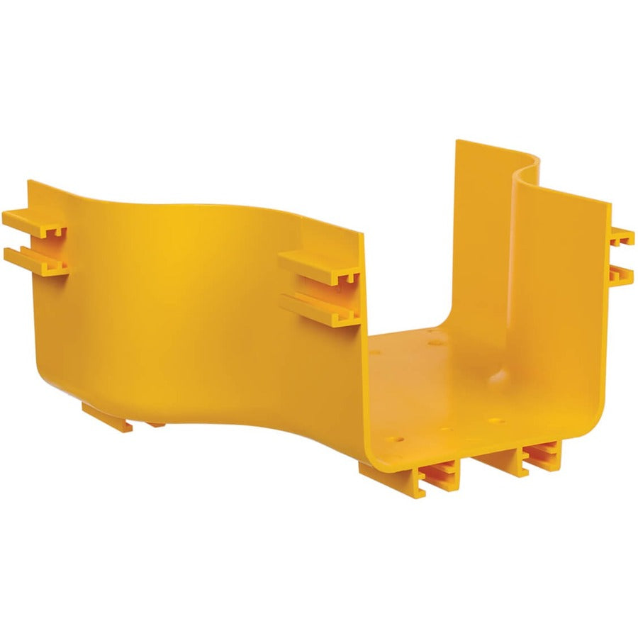 Tripp Lite Toolless Adapter Fitting, Fiber Routing System 120-240mm 5-10in - Yellow - Polyvinyl Chloride (PVC) - SRFC5CPL10