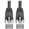 Tripp Lite Cat6a Ethernet Cable 10G STP Snagless Shielded PoE M/M Black 4ft - 4 ft Category 6a Network Cable for Network Device, Switch, Hub, Patch Panel, Router, Modem, VoIP Device, Surveillance Came...  - N262-004-BK EATON