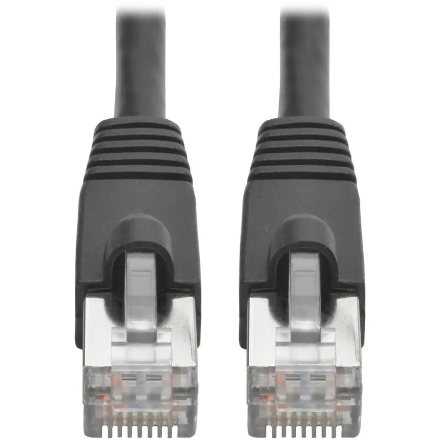 Tripp Lite Cat6a Ethernet Cable 10G STP Snagless Shielded PoE M/M Black 8ft - 8 ft Category 6a Network Cable for Network Device, Switch, Hub, Patch Panel, Router, Modem, VoIP Device, Surveillance Came...  - N262-008-BK EATON