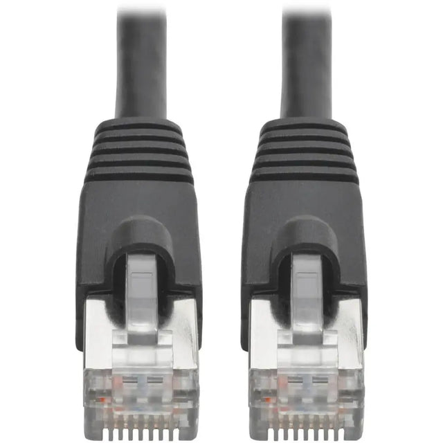 Tripp Lite Cat6a Ethernet Cable 10G STP Snagless Shielded PoE M/M Black 8ft - 8 ft Category 6a Network Cable for Network Device, Switch, Hub, Patch Panel, Router, Modem, VoIP Device, Surveillance Came...  - N262-008-BK EATON