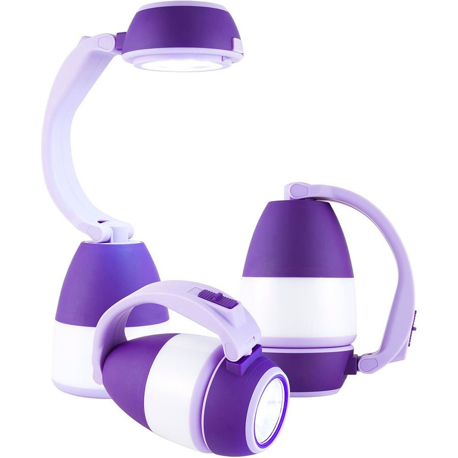 Enbrighten 3-in-1 Lantern, Purple - AA - Purple - 49543