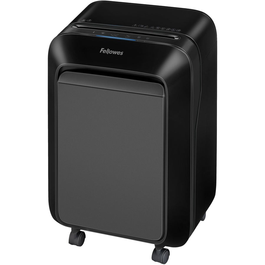 Fellowes LX180 Cross-cut Shredder - Continuous Shredder - Cross Cut - 16 Per Pass - for shredding Staples, Paper, Paper Clip, Credit Card, Junk Mail - 10 Minute Run Time - Black - 5501601