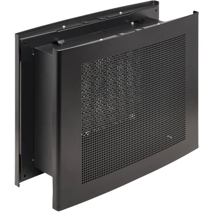 Tripp Lite Through-Wall Air Duct for Rack Enclosure Wiring Closet w Filter - Black - Server - SRCLOSETINTAKE