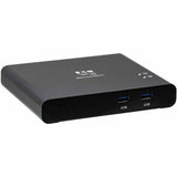 Tripp Lite USB C KVM Dock 2-Port 4K HDMI USB-A Hub PD Charging USB 3.2 Gen 1 - 2 Computer(s) - 1 Local User(s) - 3840 x 2160 - 5 x USB - 1 x HDMI - TAA Compliant - B003-HC2-DOCK1