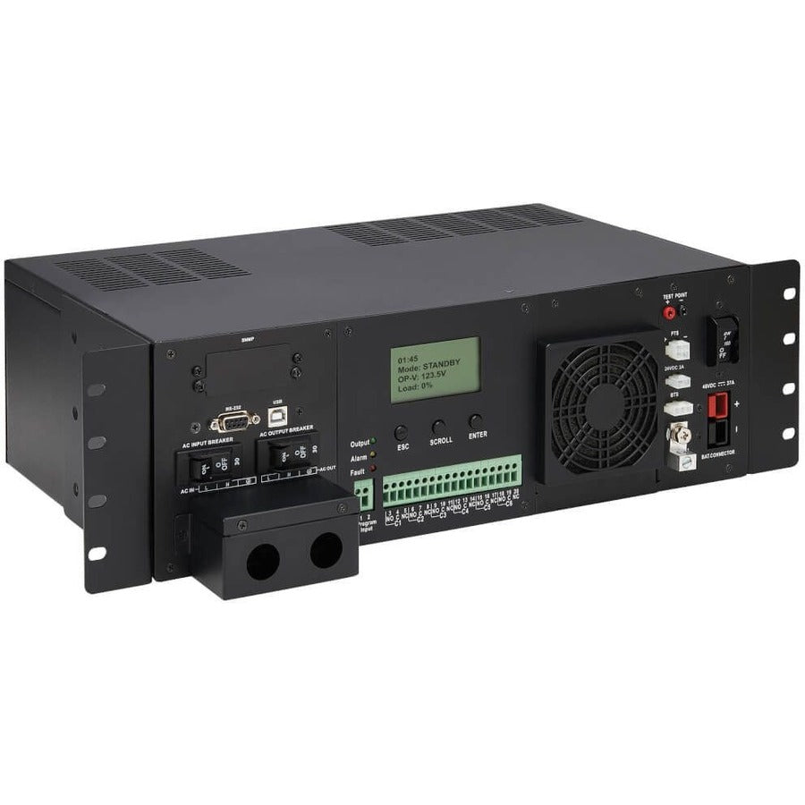 Tripp Lite UPS Smart 1500VA 1200W Extreme Temperature AVR 24VDC LCD USB 3U - 3U Rack-mountable - AVR - 120 V AC Input - 120 V AC Output - Hardwired - SMART1524ET EATON