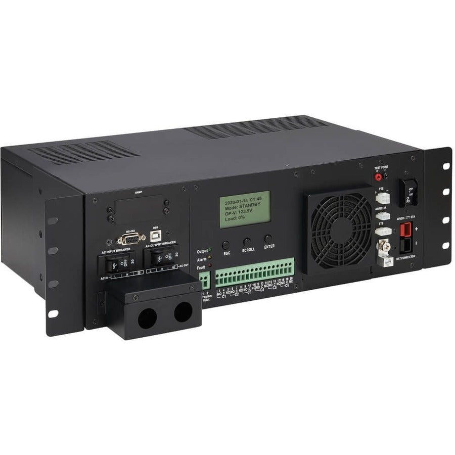 Tripp Lite UPS Smart 1500VA 1200W Extreme Temperature AVR 48VDC LCD USB 3U - 3U Rack-mountable - AVR - 120 V AC Input - 120 V AC Output - Hardwired - SMART1548ET EATON