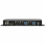 Tripp Lite DisplayPort USB KVM Switch 2-Port 4K 60Hz HDR DP 1.4 USB Cables - 2 Computer(s) - 1 Local User(s) - 4096 x 2160 - 6 x USB - 1 x HDMI - 3 x DisplayPort - B005-DPUA2-K