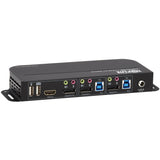 Tripp Lite DisplayPort USB KVM Switch 2-Port 4K 60Hz HDR DP 1.4 USB Cables - 2 Computer(s) - 1 Local User(s) - 4096 x 2160 - 6 x USB - 1 x HDMI - 3 x DisplayPort - B005-DPUA2-K