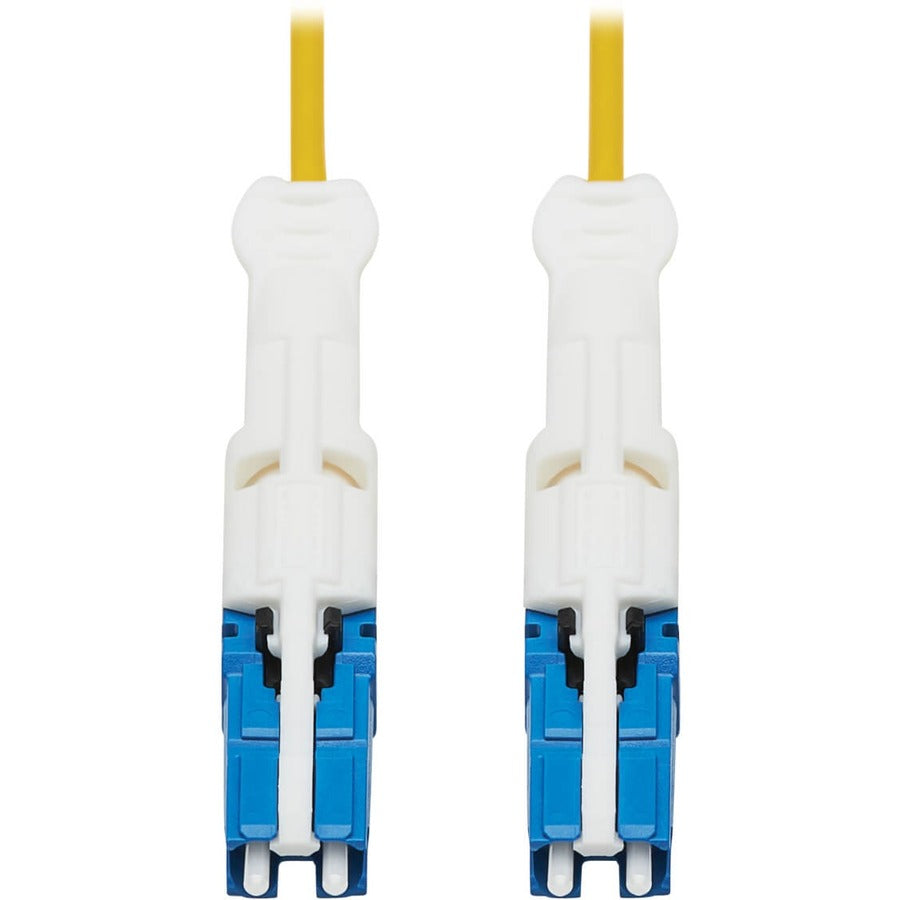 Tripp Lite Duplex Singemode 400Gb Fiber Optic Cable 9/125 OS2 LSZH Yellow 1M - 3.28 ft Fiber Optic Network Cable for Network Device, Transceiver, Patch Panel, Network Switch - First End: 2 x CS Male N...  - N381C-01M