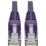 Tripp Lite 20ft Cat6 Gigabit Snagless Molded Patch Cable RJ45 M/M Purple 20' - 20ft - 1 x RJ-45 Male - 1 x RJ-45 Male - Purple - N201-020-PU