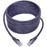 Tripp Lite 20ft Cat6 Gigabit Snagless Molded Patch Cable RJ45 M/M Purple 20' - 20ft - 1 x RJ-45 Male - 1 x RJ-45 Male - Purple - N201-020-PU