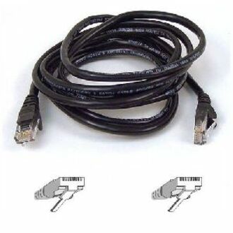 Belkin Cat. 6 UTP Patch Cable - RJ-45 Male - RJ-45 Male - 75ft - Black - A3L980-75-BLK-S - eCommerce Business Prime