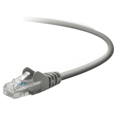 Belkin Cat. 5E UTP Patch Cable - RJ-45 Male - RJ-45 Male - 9ft - Gray - A3L791-09 - eCommerce Business Prime