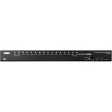 ATEN CS19216 16-Port USB 3.0 4K DisplayPort KVM Switch with Rack Mounting Kit - 16 Computer(s) - 1 Local User(s) - 4096 x 2160 - 20 x USB - 1 x HDMI - Rack-mountable - 17 x DisplayPort - CS19216