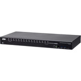 ATEN CS19216 16-Port USB 3.0 4K DisplayPort KVM Switch with Rack Mounting Kit - 16 Computer(s) - 1 Local User(s) - 4096 x 2160 - 20 x USB - 1 x HDMI - Rack-mountable - 17 x DisplayPort - CS19216