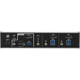 ATEN CS1953 3-Port USB-C DisplayPort Hybrid KVMP Switch - 3 Computer(s) - 4096 x 2160 - 7 x USB - 3 x DisplayPort - CS1953