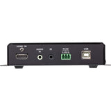 ATEN VE8952T 4K HDMI over IP Transmitter with PoE - 1 Input Device - 328.08 ft Range - 1 x Network (RJ-45) - 1 x USB - 1 x HDMI In - 4K UHD - 4096 x 2160 - Twisted Pair - Category 6 - Desktop, Rack-mo...  - VE8952T